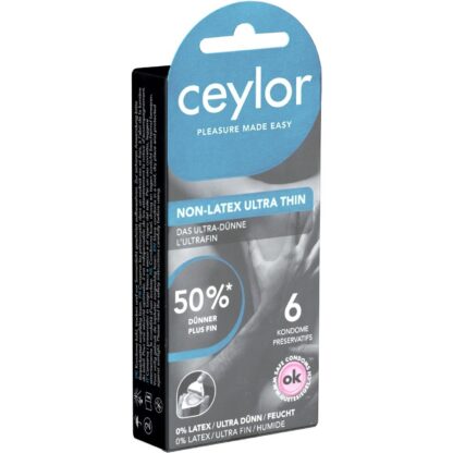 Non-latex ultra thin condoms 6pc