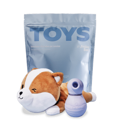 The Sucker Lay On Stimulator and Plush Case