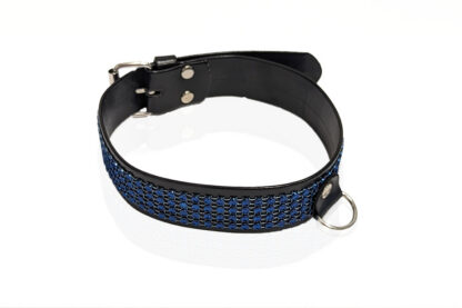 Collar with crystals for her wide version Vegan Collection