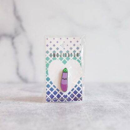 Adorable Eggplant Pin