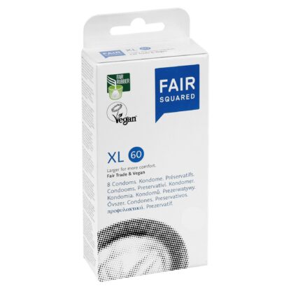 Fair Squared XL condoms 60mm 8-pack