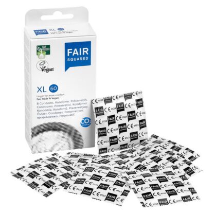 Fair Squared XL condoms 60mm 8-pack - Image 2