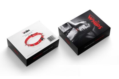 Collar with spikes for her Red Vegan Collection - Image 3