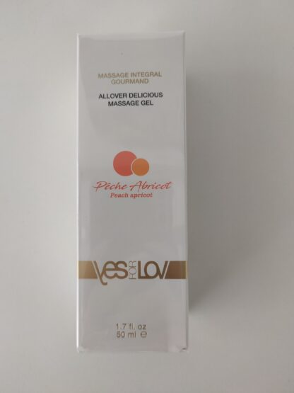 Delicious Allover Massage Gel Peach-Apricot (dented package)