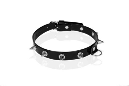 Collar with spikes for her Black Vegan Collection