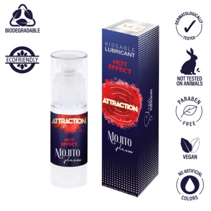 Lubricant attraction heat mojito 50ml