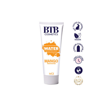 BTB water based flavored mango lubricant 100ml
