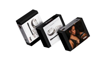 Collar with leash for him White Collection - Image 3
