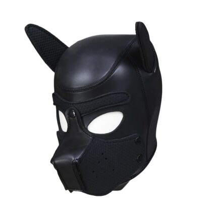 Neoprene Puppy Dog BDSM Hood - Image 2
