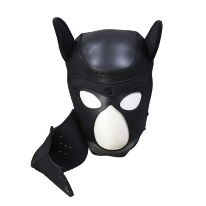 Neoprene Puppy Dog BDSM Hood - Image 3