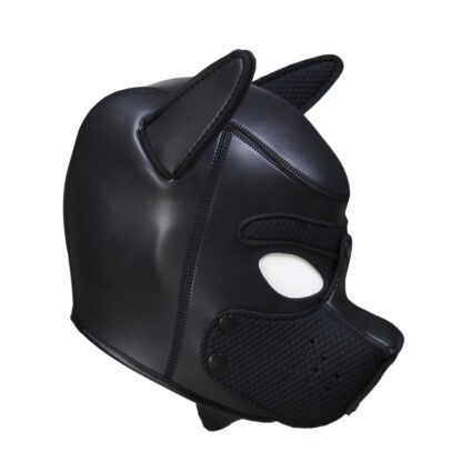 Neoprene Puppy Dog BDSM Hood - Image 5