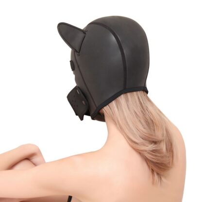 Neoprene Puppy Dog BDSM Hood - Image 7