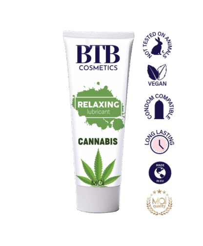 BTB water based cannabis lubricant 100ml