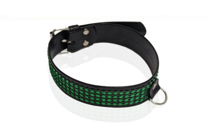 Collar with crystals for her wide version Vegan Collection