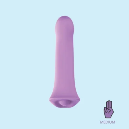 Comze strap-on dildo with stimulating base