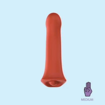 Comze strap-on dildo with stimulating base