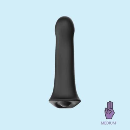 Comze strap-on dildo with stimulating base