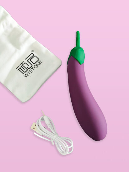 The Eggplant Emoji Vibrator XL - Image 2