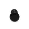Glass Plug Crystal Gem Black - Image 2