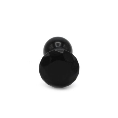 Glass Plug Crystal Gem Black - Image 2