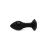 Glass Plug Crystal Gem Black - Image 4