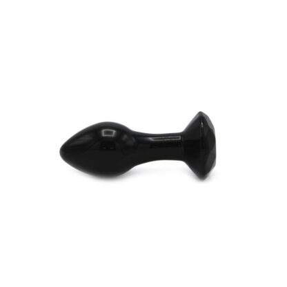 Glass Plug Crystal Gem Black - Image 4