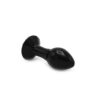 Glass Plug Crystal Gem Black - Image 7