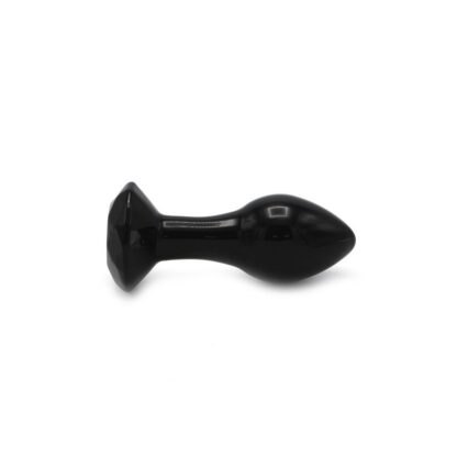 Glass Plug Crystal Gem Black - Image 8