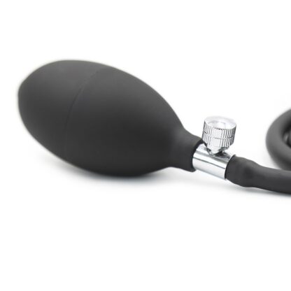 Inflatable Dildo Smooth Black - Image 2
