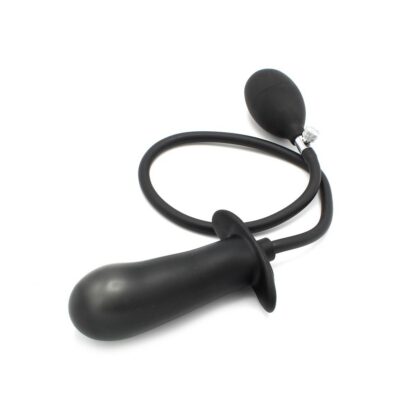 Inflatable Dildo Smooth Black - Image 4