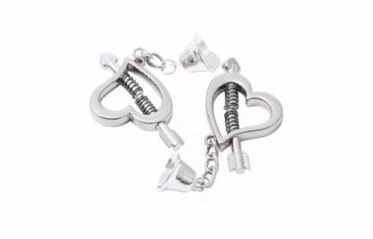 Heart Shaped Spring Nipple Clamps - Image 3