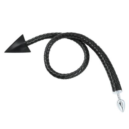 Devil Tail Buttplug and Weaved Whip - Image 6