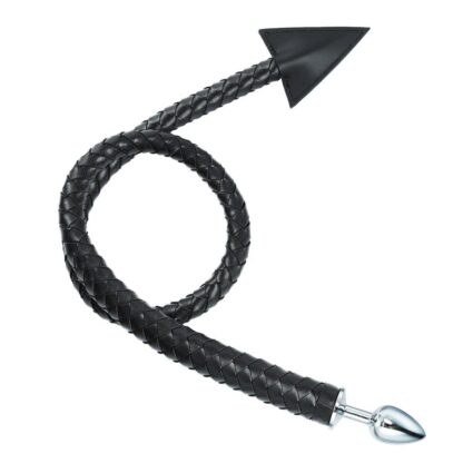 Devil Tail Buttplug and Weaved Whip - Image 8
