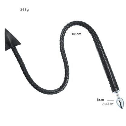 Devil Tail Buttplug and Weaved Whip - Image 7