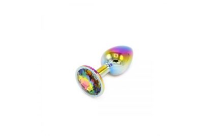 Rainbow Buttplug with Gem - Image 14
