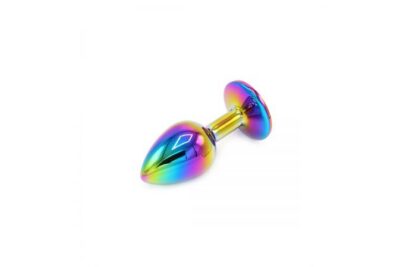 Rainbow Buttplug with Gem - Image 15