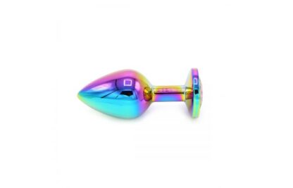 Rainbow Buttplug with Gem - Image 8