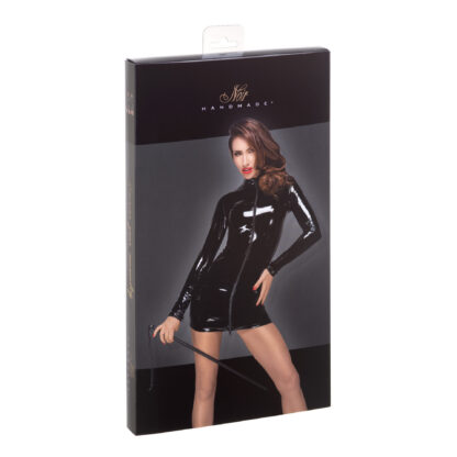 Mini Dress with black 2-way zipper in the front - Image 4