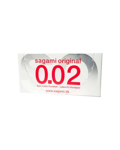 Ultra thin latex-free (Polyurethane) condoms Sagami 0.02 mm (2pc)
